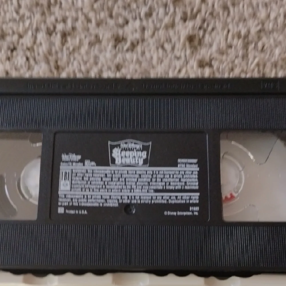 Disney Sleeping Beauty VHS with Colorful Cover Art